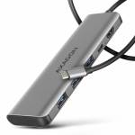 Axagon - HMC-5H USB-C 3.2 Gen 1 hub 3x USB-A 4K HDMI PD 100W - Plata (HMC-5H)