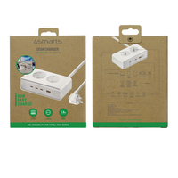 4smarts - Desk Charger GaN 65W with AC sockets white