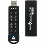 Apricorn - Aegis Secure Key 3.0 - USB-Flash-Laufwerk - verschlsselt - 120 GB - USB 3.0
