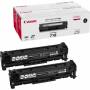 Canon - 1x2 Canon Toner Cartridge 718 BK VP