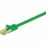 Goobay - Patchkabel RJ-45 SFTP, mit Cat 7 Rohkabel (grn, 3 Meter, 500 MHz)