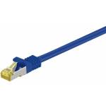 Wentronic - GoobayCat.7 Rohkabel Patchkabel, S/FTP (PiMF), Blau, 5 m - LSZH halogenfrei, Kupfer, RJ45 Stecker (91619)