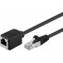 Wentronic - goobay - Netzwerkverlngerungskabel - RJ-45 (M) bis RJ-45 (W) - 5 m - Foiled Unshielded Twisted Pair (F/UTP) - CAT 5e - gef