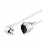 Wentronic - Goobay Schutzkontakt Verlngerung, 5 m, Wei - Typ F (Typ F, CEE 7/7) > Schutzkontaktbuchse (Typ F, CEE 7/4) (93088)