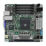Asrock - Rack X570D4I-2T - Motherboard - Mini-ITX - Socket AM4 - AMD X570 Chipsatz - USB 3,2 Gen 1, USB 3,2 Gen 2 - 2 x 10 Gigabit LAN - 