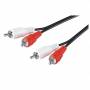 M-cab -Audiokabel -Rca (m) Bis Rca (m) -50 Cm -Schwarz - Mcab RCA CONNECT CABLE L/R 0.5M BK 2X M/M AUDIO (7200186)