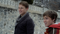 Sir Roger Moore, Katie Mcgrath, Michael Damian, Mark Thomas,  3