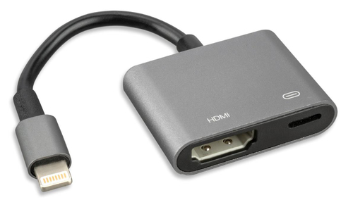 4smarts -schwarz 4Smarts Lightning auf HDMI Adapter 6cm / grau (468663) - 4smarts Grooves.land/Playthek