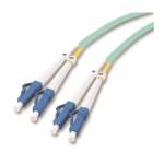 M-cab - - Patch-Kabel - LC Multi-Mode (M) zu LC Multi-Mode (M) - 3 m - Glasfaser - Simplex - 50/125 Mikrometer - OM3 - Aquamarin