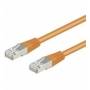 Wentronic - Goobay CAT 5e Patchkabel, F/UTP, Orange, 1 m - CCA Kupfergemisch (93457)
