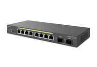 Engenius - Switch full managed Layer 2+ 10 Port &bull 8x 1 GbE &bull PoE Budget 110W &bull 8x PoE at &bull 2x SFP &bull Desktop-Switch &bul