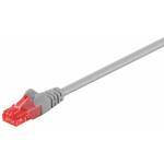 Wentronic - Goobay CAT 6 Patchkabel, U/UTP, Grau, 1.5 m - LSZH halogenfrei, Kupfer (93670)