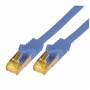 M-cab - McabCat.7 Rohkabel S-FTP-PIMF-LSZH-2.00M-BLU 10Gigabit Ethernet 600MHzCat.7 Rohkabel Patchkabel, 2xRJ45 Cat.6a Stecker geschirmt