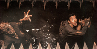Bruce Campbell, Richard Grove, Bridget Fonda, Sam Raimi, Emb 4