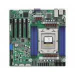 Asrock - Rack GENOAD8UD-2T/X550 - Motherboard - Deep Micro ATX - LGA6096 Socket - USB 3,2 Gen 1 - 2 x 10 Gigabit LAN - Onboard-Grafik (GE