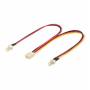 Goobay - Y-Kabel 3Pin Buchse > 2x 3Pin Stecker