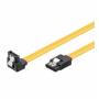 Wentronic - Wentronic goobay - SATA-Kabel - SATA bis SATA - 10cm - 90 Stecker, eingerastet (93947)