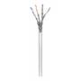Wentronic - Goobay CAT 6 Netzwerkkabel, S/FTP (PiMF), Grau, 100 m - CCA Kupfergemisch, AWG 27/7 (stranded), PVC (93953)