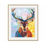 Simba Dickie - Malen nach Zahlen - Polygon-Art Hirsch