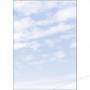 Sigel - Design-Papier, DIN A4, 90 g-qm, Motiv Clouds Feinpapier, Motiv beidseitig (DP565)