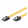 Goobay - Wentronic 0.50m HDD SATA 0.50m SATA SATA Amarillo cable de SATA