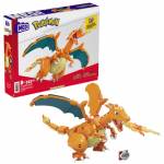 Mega - Pokmon Bauspielzeugset Glurak mit Actionfigur fr Kinder, Konstruktionsspielzeug