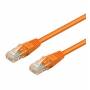 Wentronic - wentronic goobay - Netzwerkkabel - RJ-45 (M) bis RJ-45 (M) - 25 cm - UTP - CAT 5e - geformt, ohne Haken - orange