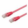 Wentronic - Wentronic goobay - Netzwerkkabel - RJ-45 (M) bis RJ-45 (M) - 25cm - UTP - CAT 6 - geformt - Magenta (95252)