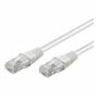 Wentronic - 0.25m 2xRJ-45 Cable - RJ-45 - RJ-45 - Mnnlich/mnnlich - Gold - Wei - Cat6 (95257)