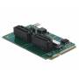 Delock - DELOCK Mini PCIe Konverter zu 2 x SATA mit RAID