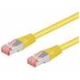 Wentronic - CAT 6-025 LC SSTP PIMF 0.25m - RJ-45 - RJ-45 - Mnnlich/mnnlich - Gold - 10/100/1000Base-T(X) - Gelb (95453)
