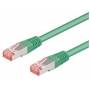 Wentronic - goobay - Netzwerkkabel - RJ-45 (M) zu RJ-45 (M) - 10,0m - SFTP, PiMF - CAT 6 - geformt - grn (95484)