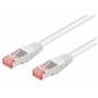 Wentronic - Goobay - Netzwerkkabel - RJ-45 (M) bis RJ-45 (M) - 10 m - SFTP, PiMF - CAT 6 - geformt - wei (95491)