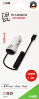 2go Kfz-ladeg. 12v/ 24v-mfi Zert-schwarz Fr Iphone U. I 1