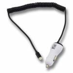 2go Kfz-ladeg. 12v / 24v-mfi Zert-schwarz Fr Iphone U. I - KFZ-Ladegert 2400mA Lightning + 1x USB MFI zertifiziert