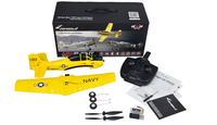 Amewi Amxflight T28 Trojan Gelb Rc Modellflugzeug Rtf 388 Mm 1