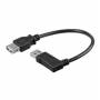 Wentronic - Goobay USB 2.0, 0.15m USB cable USB A Male Black