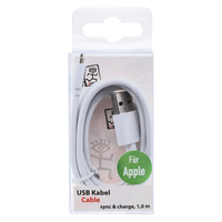 2go Usb Datenkabel - Weiss - 100cm Fr Apple 8-pin 1