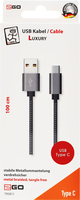 2go Cable Usb Type-c 1m Grey 1