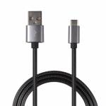 2go Cable Usb Type-c 1m Grey - USB Lade-/Datenkabel Luxury f. USB Type C 3.1 1m grau