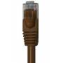 Wentronic Goobay -Patch-kabel -Rj-45 (m) Bis Rj-45 (m) -5 - Wentronic goobay - Patch-Kabel - RJ-45 (M) bis RJ-45 (M) - 50 cm - UTP - CAT 6 - geformt, flach - braun (95889)