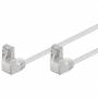 Wentronic - Goobay - Netzwerkkabel - RJ-45 (M) - RJ-45 (M) - 50cm - Foiled Unshielded Twisted Pair (F/UTP) - CAT 5e - gepresst, 90-Grad-Ansc