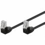 Wentronic - Goobay - Netzwerkkabel - RJ-45 (M) - RJ-45 (M) - 2,0m - Foiled Unshielded Twisted Pair (F/UTP) - CAT 5e - gepresst, 90-Grad-Ansc