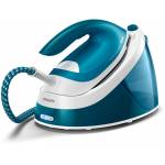 Philips - Max. 6 Bar Pumpendruck, Dampfb�gelstation. B�geleisen-Wattleistung: 2400 W, Dampfsto�leistung: 360 g/min, Materi