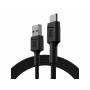 Green Cell - Green Cell KABGC22 USB Kabel 1,2 m USB 2.0 USB A USB C Schwarz (KABGC22)