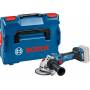 Bosch Powertools - Akku-Winkelschleifer BITURBO GWS 18V-15 SC Professional solo (blau/schwarz, ohne Akku und Ladegert, Bluetooth Modul, in L-