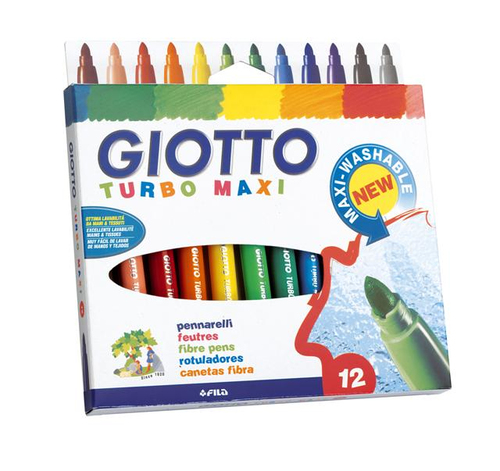 Giotto Turbo Maxi Felt Pen Violet 12 pc(s) Accessories