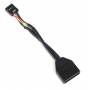 Silverstone -Interner Usb-adapter -19-polige Usb3.0-stiftl - USB 2.0 Adapter G11303050-RT, 9Pin Buchse > 19Pin Stecker