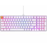 GLORIOUS - GMMK 2 Full-Size Tastatur - Fox Switches, US-Layout, wei (GLO-GMMK2-96-FOX-W) [DE-Version, German Keyboard]