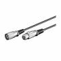 Microconnect Xlrmf3 3m Schwarz Tastatur / Video / Maus (kvm) -kab - - Audioverlngerungskabel - XLR3 weiblich zu XLR3 mnnlich - 3 m - Schwarz